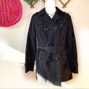 Relativity black trench coat